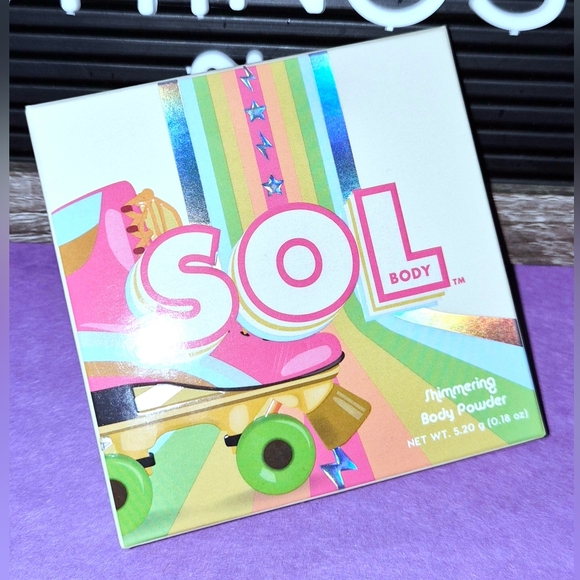 SOL BODY LAVENDER SHIMMERING BODY POWDER HIGHLIGHTER - Picture 2 of 6